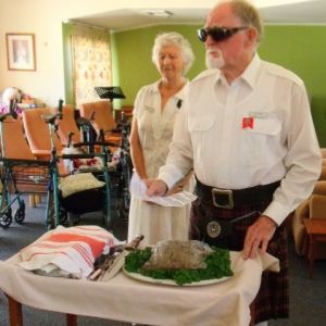 Addressing the haggis